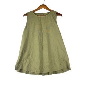 J.Jill Womens XL Sleeveless Top Olive‎ Green Supima Cotton
